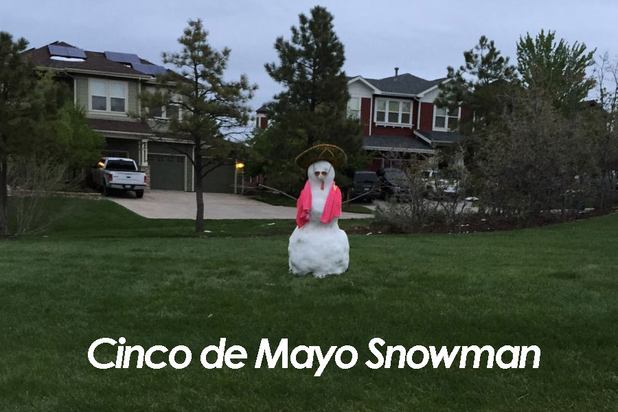Cinco de Mayo Snowman